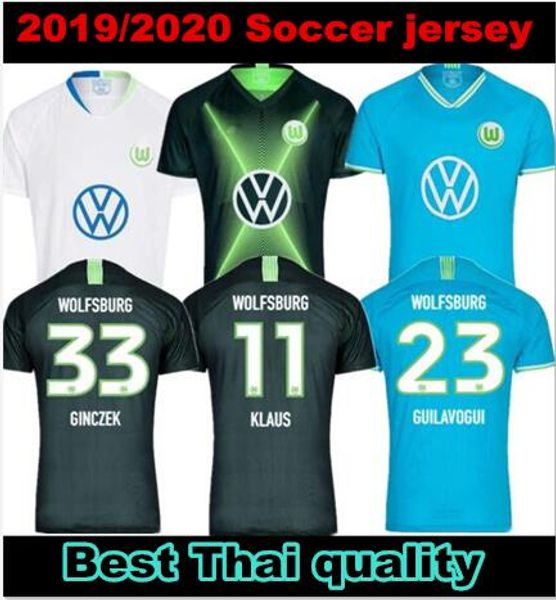 19 20 vfl wolfsburg soccer jersey home away third 2019 2020 weghorst ginczek roussillon steffen malli thail football shirts, Black;yellow
19 20 vfl wolfsburg soccer jersey home away third 2019 2020 weghorst ginczek roussillon steffen malli thail football shirts, Black;yellow