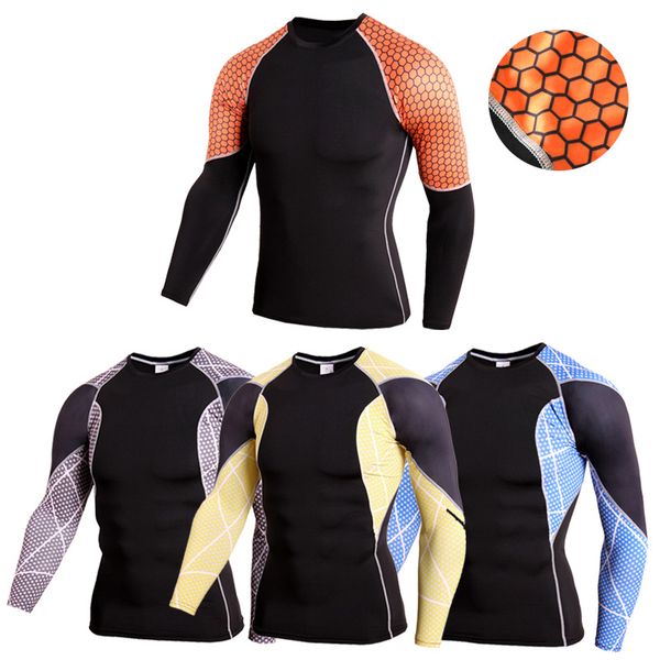men t shirt streetwear gym men casual 3d t shirt fitness compression shirts thermal underwear male, Black;blue
men t shirt streetwear gym men casual 3d t shirt fitness compression shirts thermal underwear male, Black;blue