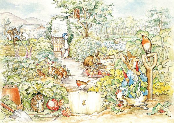 Питер Кролик Художественный Шелковый Плакат 24x36 дюймов 24x43 дюймов
Питер Кролик Художественный Шелковый Плакат 24x36 дюймов 24x43 дюймов