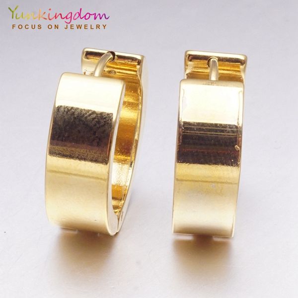 yunkingdom wholesale simple design stainless steel gold color hoop earrings for women fashion jewelry, Golden
yunkingdom wholesale simple design stainless steel gold color hoop earrings for women fashion jewelry, Golden
