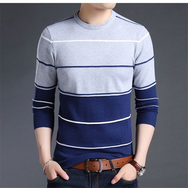 men pullover sweater striped print round neck patchwork male knitted jersey striped sweaters mens clothes 2020, White;black
men pullover sweater striped print round neck patchwork male knitted jersey striped sweaters mens clothes 2020, White;black