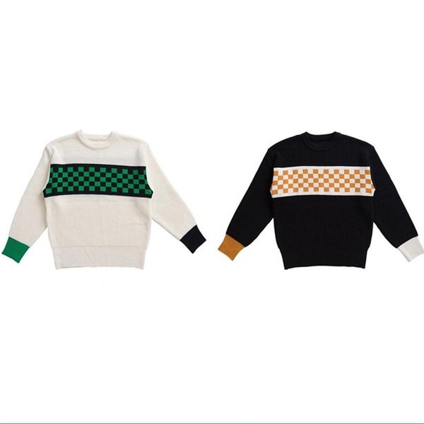 women fashion brand knitted autumn winter plaid sweaters long sleeve o neck casual loose sweaters pullover knitting female, White;black
women fashion brand knitted autumn winter plaid sweaters long sleeve o neck casual loose sweaters pullover knitting female, White;black
