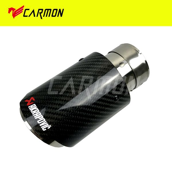 1pcs akrapovic glossy black carbon fiber car universal exhaust pipe tailtip muffler straight edge
1pcs akrapovic glossy black carbon fiber car universal exhaust pipe tailtip muffler straight edge