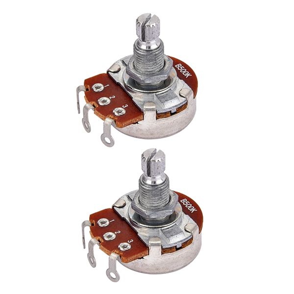 2 pieces copper b500k audio potentiometer tone pots for electric guitars bass accessory
2 pieces copper b500k audio potentiometer tone pots for electric guitars bass accessory