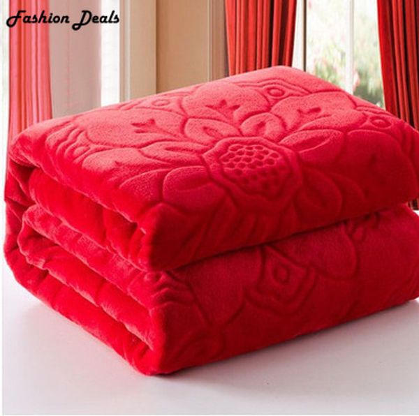 home textile red color coral fleece blanket europe thick embossed soft touch thick flannel blankets throw on bed/sofa/travel
home textile red color coral fleece blanket europe thick embossed soft touch thick flannel blankets throw on bed/sofa/travel