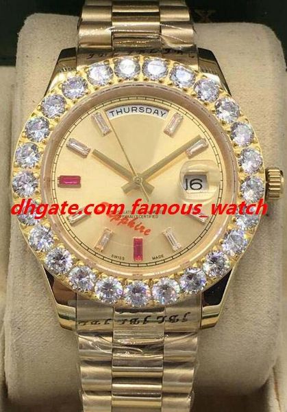 luxury watch 44mm male platinum ii diamond dial bigger diamond bezel roman numerals automatic fashion men's watches wristwatch
luxury watch 44mm male platinum ii diamond dial bigger diamond bezel roman numerals automatic fashion men's watches wristwatch