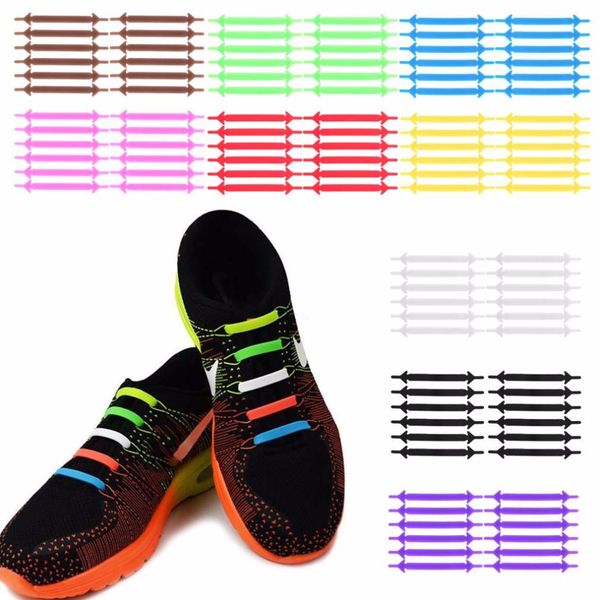12pcs/set elastic silicone shoelaces for shoes creative no tie shoe laces fashion men women lacing shoes rubber shoelace, Black
12pcs/set elastic silicone shoelaces for shoes creative no tie shoe laces fashion men women lacing shoes rubber shoelace, Black