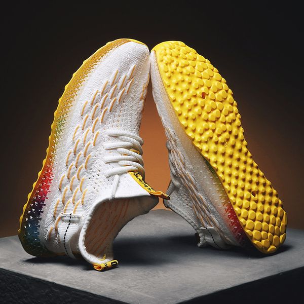 knitting shoes male color summer personality trendy shoes casual men's sneakers, Black
knitting shoes male color summer personality trendy shoes casual men's sneakers, Black