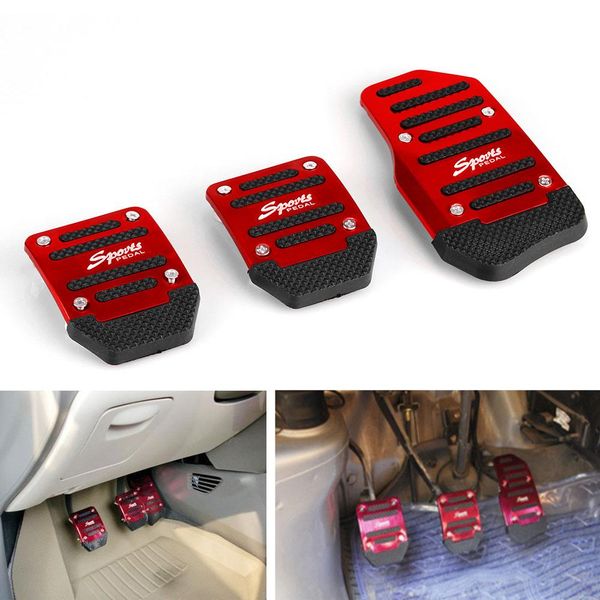 general aluminum manual transmission 3 pcs non-slip car pedal blue, red, silver cover set brake pads kit
general aluminum manual transmission 3 pcs non-slip car pedal blue, red, silver cover set brake pads kit