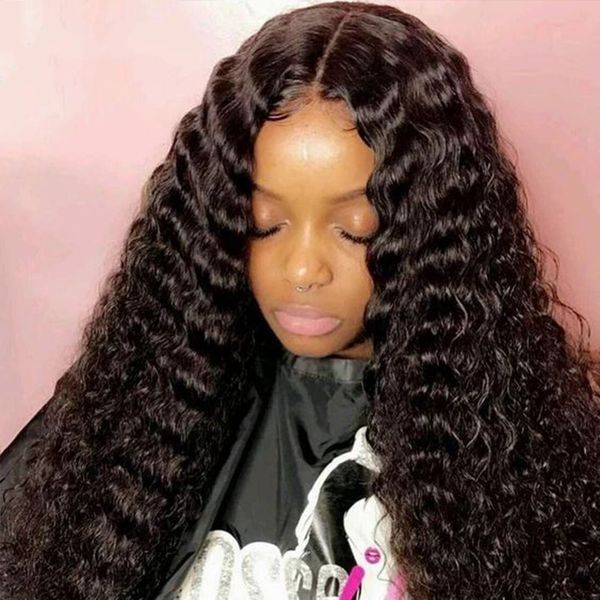 deep wave wigs lace front human hair wigs for black women preplucked curly human hair indian lace wigs, Black;brown
deep wave wigs lace front human hair wigs for black women preplucked curly human hair indian lace wigs, Black;brown