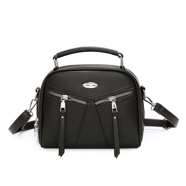 fashionable solid crossbody bag women leather pu retro shell shape double layer zipper handle shoulder female bags
fashionable solid crossbody bag women leather pu retro shell shape double layer zipper handle shoulder female bags