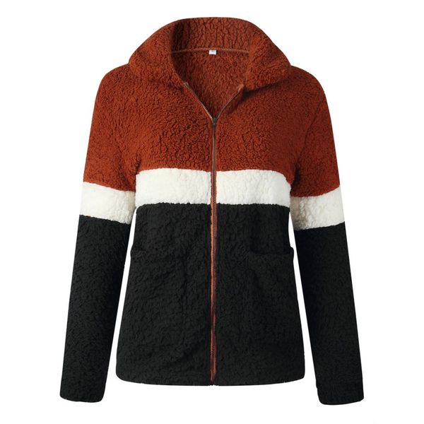 women zipper stitching pockets blouse coat lapel long sleeve casual loose jacket abrigos mujer elegante womens coats winter, Black
women zipper stitching pockets blouse coat lapel long sleeve casual loose jacket abrigos mujer elegante womens coats winter, Black