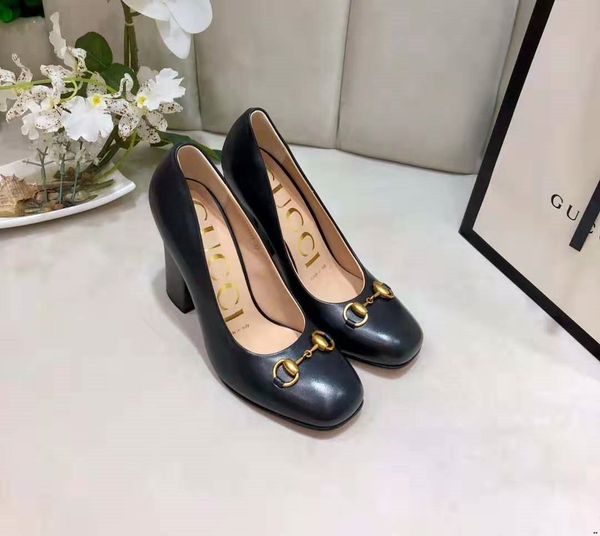 19ss 2019 new solid square high heels round toe shallow shoes woman casual office ol spring autumn pumps plus size 35-41, Black
19ss 2019 new solid square high heels round toe shallow shoes woman casual office ol spring autumn pumps plus size 35-41, Black