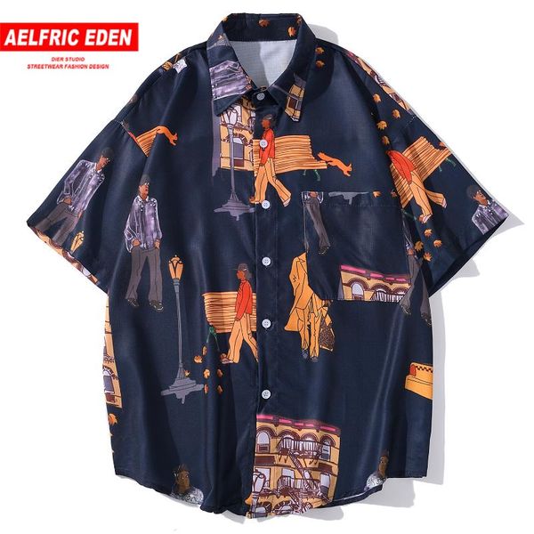 aelfric eden 2020 summer character print shirts men hip hop hawaii beach shirt oversized casual cotton fashion streetwear, White;black
aelfric eden 2020 summer character print shirts men hip hop hawaii beach shirt oversized casual cotton fashion streetwear, White;black