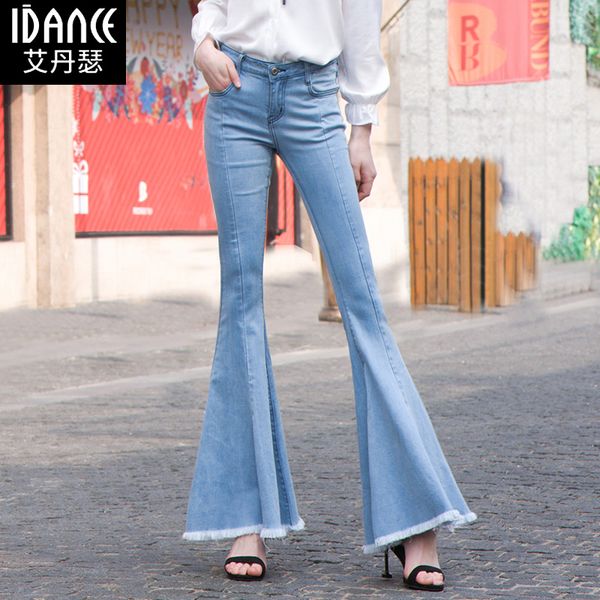 free shipping 2019 new fashion long jeans pants for women flare trousers 24-32 size denim summer long stretch light blue jeans
free shipping 2019 new fashion long jeans pants for women flare trousers 24-32 size denim summer long stretch light blue jeans