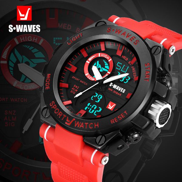 luxurybrand swaves dual display watches casual sport quartz mens watch waterproof digital big wristwatches plastic wolf clock relogio, Slivery;brown
luxurybrand swaves dual display watches casual sport quartz mens watch waterproof digital big wristwatches plastic wolf clock relogio, Slivery;brown