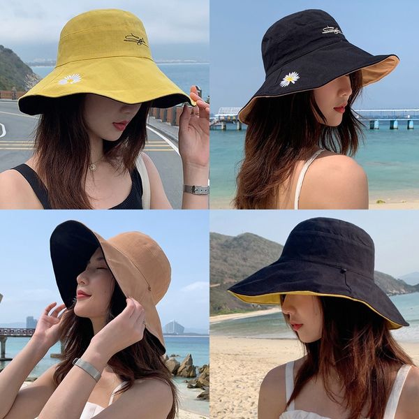 wg40o double-sided bucket bucket hat daisies fisherman hat women's summer face-shading fashion all-match sunshade big edge accessories, Blue;gray
wg40o double-sided bucket bucket hat daisies fisherman hat women's summer face-shading fashion all-match sunshade big edge accessories, Blue;gray