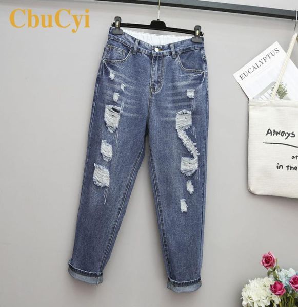 women summer denim jeans plus size 5xl high-waisted hole ripped jeans for women casual blue washed cotton denim pants trousers
women summer denim jeans plus size 5xl high-waisted hole ripped jeans for women casual blue washed cotton denim pants trousers