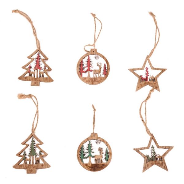 6pcs creative printing wooden christmas pendants ornaments for xmas tree hanging ornament party christmas decoration
6pcs creative printing wooden christmas pendants ornaments for xmas tree hanging ornament party christmas decoration