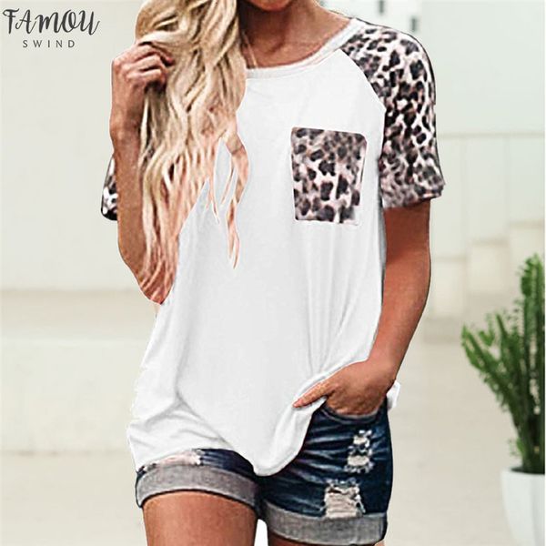 leopard pocket t shirt women 2020 leopard tee fashion summer short sleeve tees loose soft tee shirts for women raglan sleeve, White
leopard pocket t shirt women 2020 leopard tee fashion summer short sleeve tees loose soft tee shirts for women raglan sleeve, White