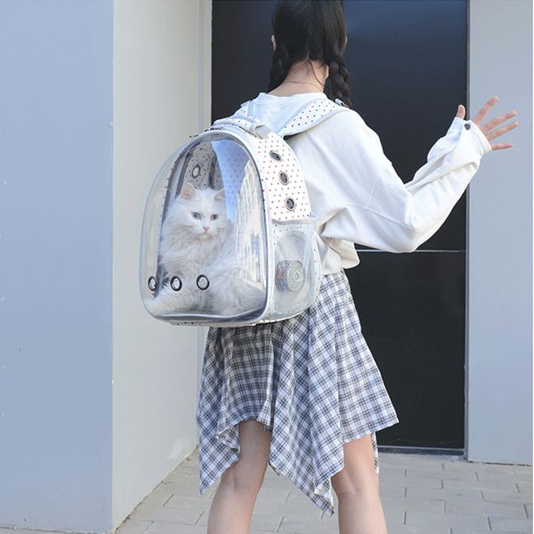 portable breathable cat bag pet cat carrier bag transparent breathable travel parrot dog bird backpack carrying cage
portable breathable cat bag pet cat carrier bag transparent breathable travel parrot dog bird backpack carrying cage