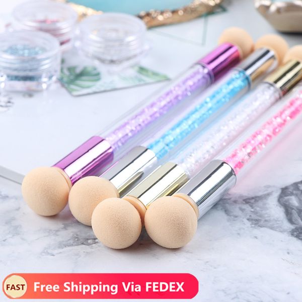 double head gradient nail brushes mirror glitter handle acrylic polish picker pen manicure dotting blooming sponge nail art tools, Silver
double head gradient nail brushes mirror glitter handle acrylic polish picker pen manicure dotting blooming sponge nail art tools, Silver