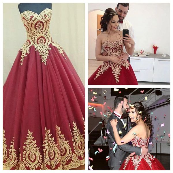 strapless lace up back a-line tulle burgundy prom dresses 2019 with gold lace applique party dresses vestidos de novia, Black
strapless lace up back a-line tulle burgundy prom dresses 2019 with gold lace applique party dresses vestidos de novia, Black