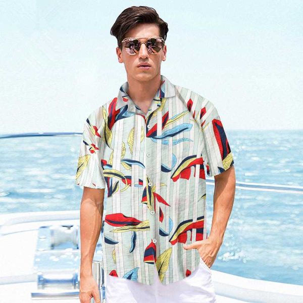 korean fashion clothing summer camisas hawaiana hombre style men shirt leaves printed short sleeve shirt oversized mens shirts, White;black
korean fashion clothing summer camisas hawaiana hombre style men shirt leaves printed short sleeve shirt oversized mens shirts, White;black