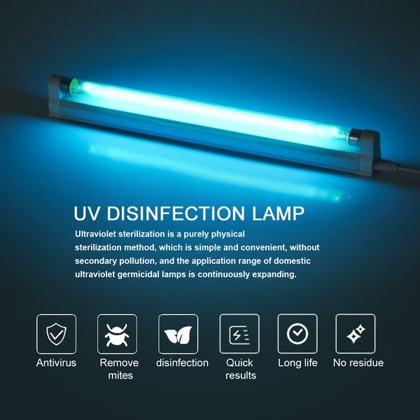 8w germicidal light t5 tube uvc sterilizer kill dust mite eliminator uv quartz lamp for bedroom /hospital 110v 220v
8w germicidal light t5 tube uvc sterilizer kill dust mite eliminator uv quartz lamp for bedroom /hospital 110v 220v
