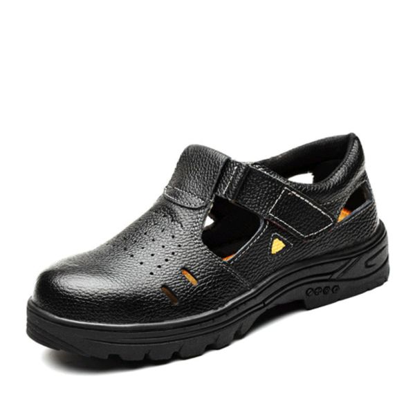 men's safety shoes work boots summer construction men outdoor puncture proof anti smash steel toe safety work shoes ankle boots, Black
men's safety shoes work boots summer construction men outdoor puncture proof anti smash steel toe safety work shoes ankle boots, Black