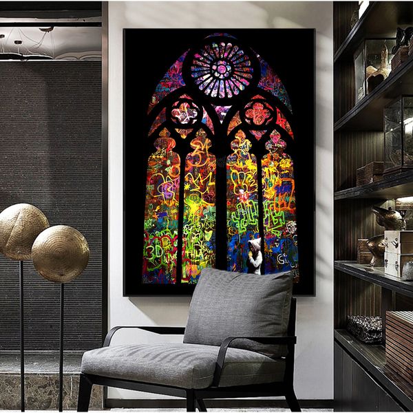 stained glass boy praying graffiti oil paintings abstract canvas wall art posters and prints wall pictures for living room home decoration
stained glass boy praying graffiti oil paintings abstract canvas wall art posters and prints wall pictures for living room home decoration