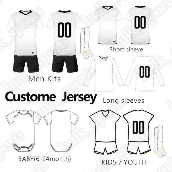 custom soccer jerseys men kid baby kit suit long sleeve short shirt football jerseys children, Black;yellow
custom soccer jerseys men kid baby kit suit long sleeve short shirt football jerseys children, Black;yellow