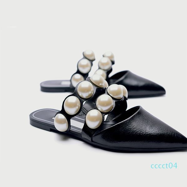 monmoira pointed toe pearl women sandals summer women slippers slip on flat sandals sandalias mujer sandale femme 04ct, Black
monmoira pointed toe pearl women sandals summer women slippers slip on flat sandals sandalias mujer sandale femme 04ct, Black