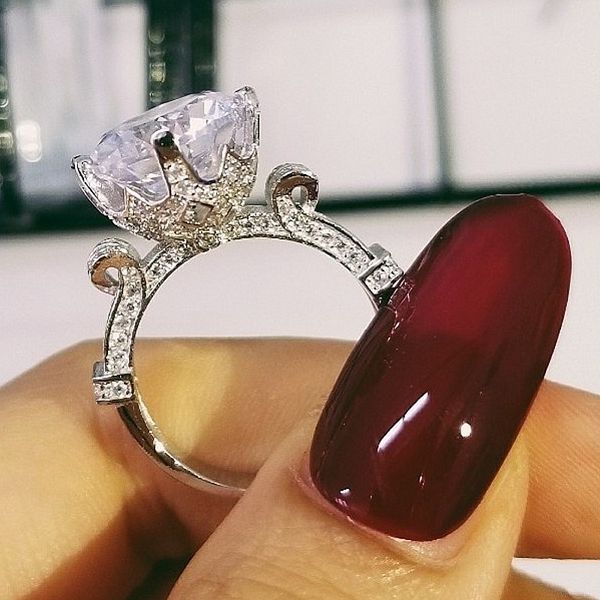 luxury 925 sterling silver wedding engagement halo rings for women finger big 3ct simulated diamond platinum jewelry wholesale size 5-10, Slivery;golden
luxury 925 sterling silver wedding engagement halo rings for women finger big 3ct simulated diamond platinum jewelry wholesale size 5-10, Slivery;golden