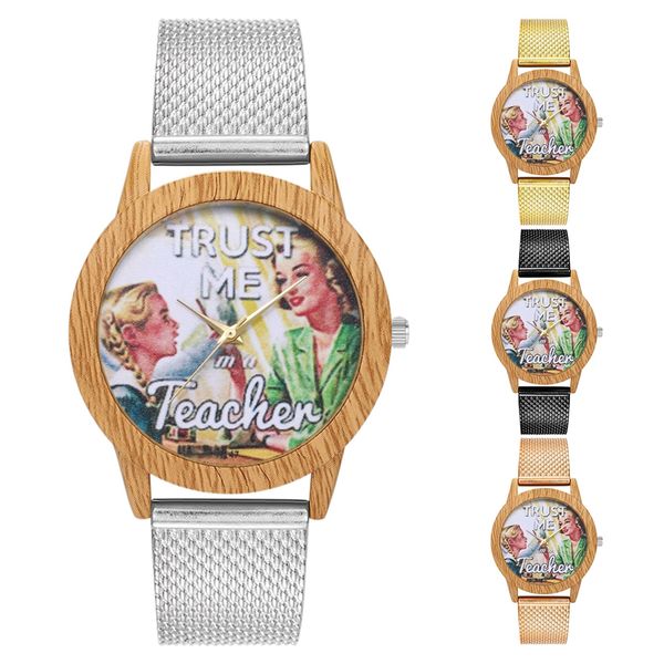 new zhoulianfa mesh strap watch figure pattern round dial quartz wristwatch, Slivery;brown
new zhoulianfa mesh strap watch figure pattern round dial quartz wristwatch, Slivery;brown