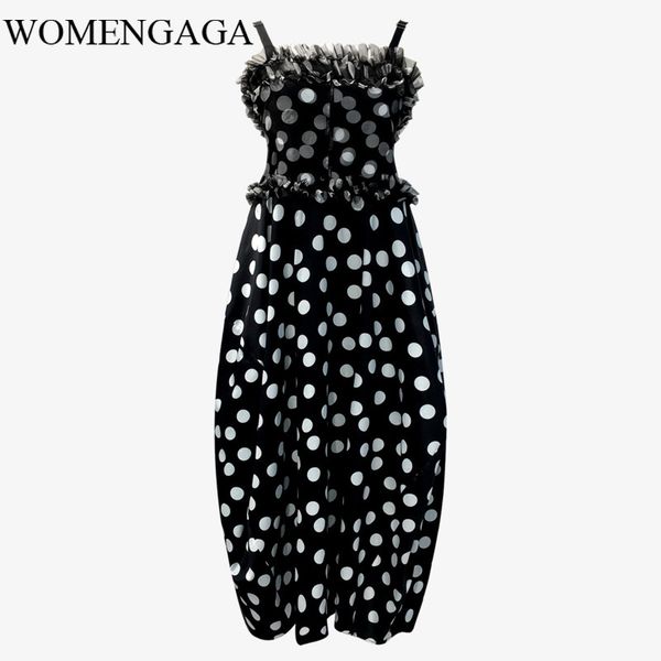 womengaga 2020 new patchwork print suspenders sleeveless dot streetwear dress girl female folds casual cascading ruffle z0004, Black;gray
womengaga 2020 new patchwork print suspenders sleeveless dot streetwear dress girl female folds casual cascading ruffle z0004, Black;gray