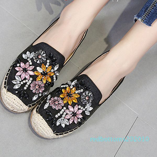 bling luxury crystal flat heel mules glitter mixed colors flowers loafers knitted fisherman lazy shoes cozy platform flats 10r, Black
bling luxury crystal flat heel mules glitter mixed colors flowers loafers knitted fisherman lazy shoes cozy platform flats 10r, Black