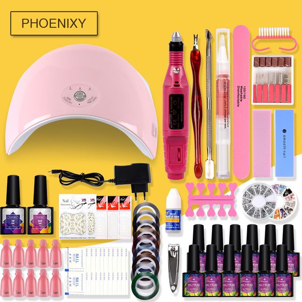 full manicure set with lamp 24w gel nail polish set tools for manicure for nail 8ml gel polish all art
full manicure set with lamp 24w gel nail polish set tools for manicure for nail 8ml gel polish all art