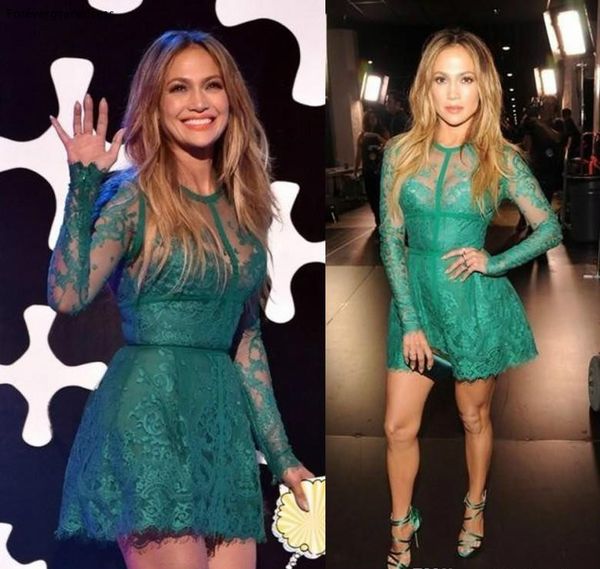 elegant jennifer lopez lace evening dress long sleeves formal holiday wear celebrity party gown custom made plus size, Black
elegant jennifer lopez lace evening dress long sleeves formal holiday wear celebrity party gown custom made plus size, Black