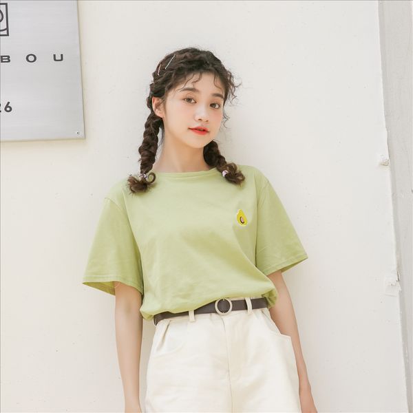 2020 macaron-colored hipster fruit embroidered short-sleeved t-shirt female 2020 macaron-colored hipster fruit embroidered short-sleeved t-s, White
2020 macaron-colored hipster fruit embroidered short-sleeved t-shirt female 2020 macaron-colored hipster fruit embroidered short-sleeved t-s, White