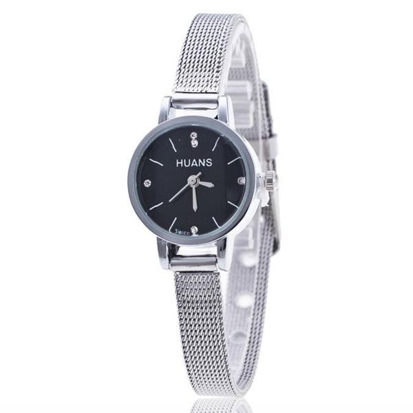 women ladies watch silver stainless steel mesh band wrist watch small delicate bracelet watch elegant design, Slivery;brown
women ladies watch silver stainless steel mesh band wrist watch small delicate bracelet watch elegant design, Slivery;brown