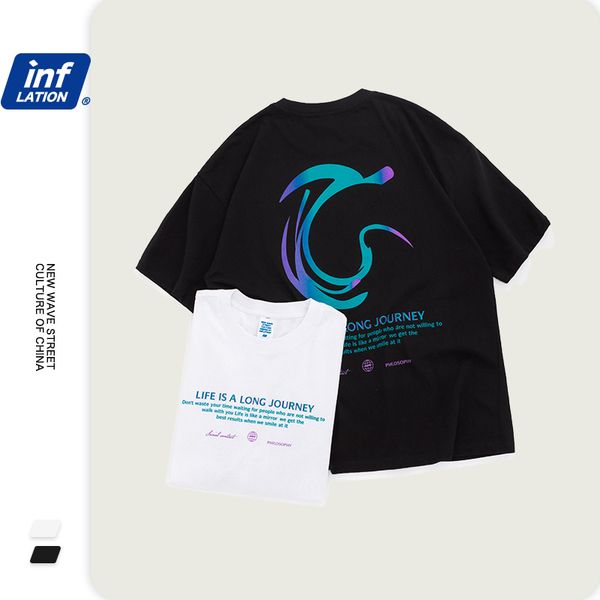 inflation fashion brand women mens designer t shirts short sleeve mens dress shirts loose tshirt, White;black
inflation fashion brand women mens designer t shirts short sleeve mens dress shirts loose tshirt, White;black