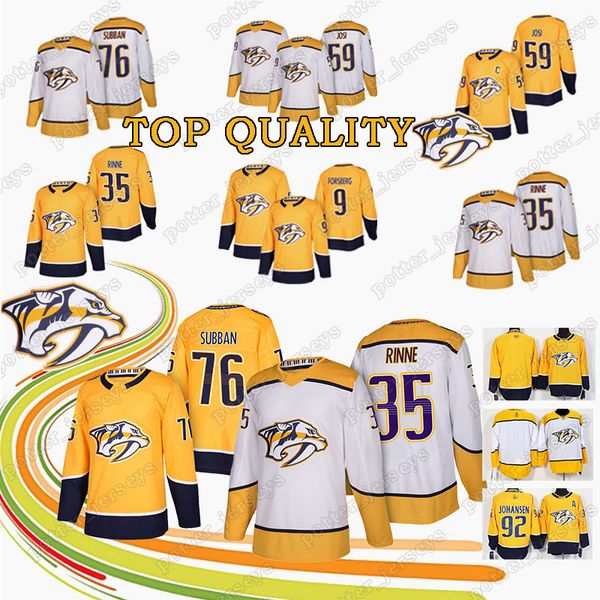 HOT Nashville Predators Hockey Jersey 35 Pekka Rinne 76 P.K. Subban 59 Roman Josi 9 Filip Forsberg Hockey Jerseys Top
HOT Nashville Predators Hockey Jersey 35 Pekka Rinne 76 P.K. Subban 59 Roman Josi 9 Filip Forsberg Hockey Jerseys Top