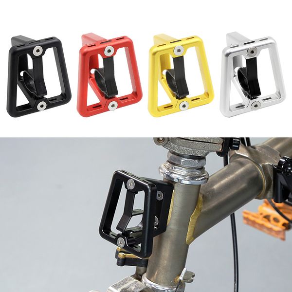 aluminum alloy bicycle folding bike part durable front carrier block ultralight mini bag bracket tool racks cycling for brompton
aluminum alloy bicycle folding bike part durable front carrier block ultralight mini bag bracket tool racks cycling for brompton