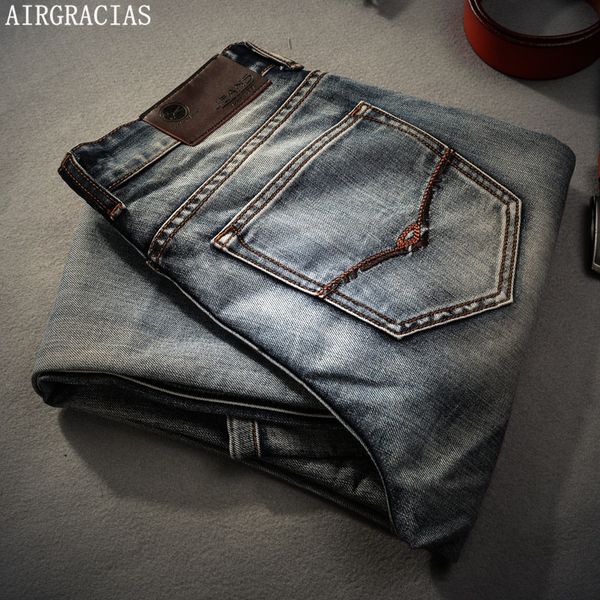 airgracias brand jeans retro nostalgia straight denim jeans men plus size 28-40 casual men long pants trousers brand biker jean mx190718, Blue
airgracias brand jeans retro nostalgia straight denim jeans men plus size 28-40 casual men long pants trousers brand biker jean mx190718, Blue