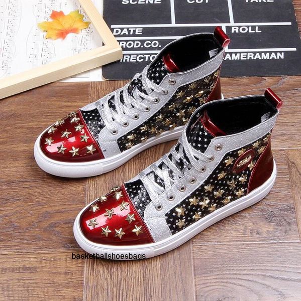 shoes hip hop new korean fashion high casual shoes for men genuine leather lace up breathable men brand rivet ankle boots, Black
shoes hip hop new korean fashion high casual shoes for men genuine leather lace up breathable men brand rivet ankle boots, Black