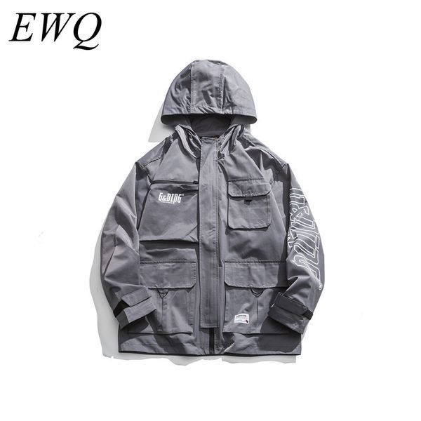 ewq / men's wear can ship 2020 fashion new patchwork big pocket loose coat spring tide printing personality big size jacket y830, Black;brown
ewq / men's wear can ship 2020 fashion new patchwork big pocket loose coat spring tide printing personality big size jacket y830, Black;brown