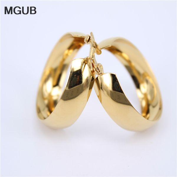 mgub 316l stainless steel popular inside and outside the smooth earrings gold/silver color choose 23mm 33mm 43mm 53mm size lh543, Golden;silver
mgub 316l stainless steel popular inside and outside the smooth earrings gold/silver color choose 23mm 33mm 43mm 53mm size lh543, Golden;silver