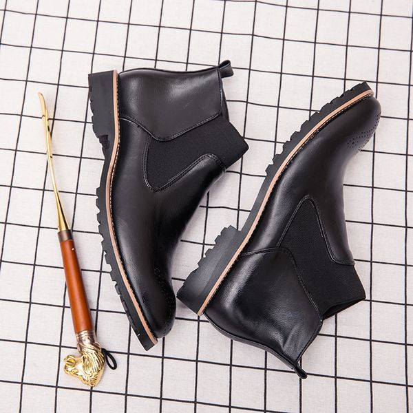 2019 spring high brogue style casual boots men new breathable formal genuine leather ankle hx-146, Black
2019 spring high brogue style casual boots men new breathable formal genuine leather ankle hx-146, Black