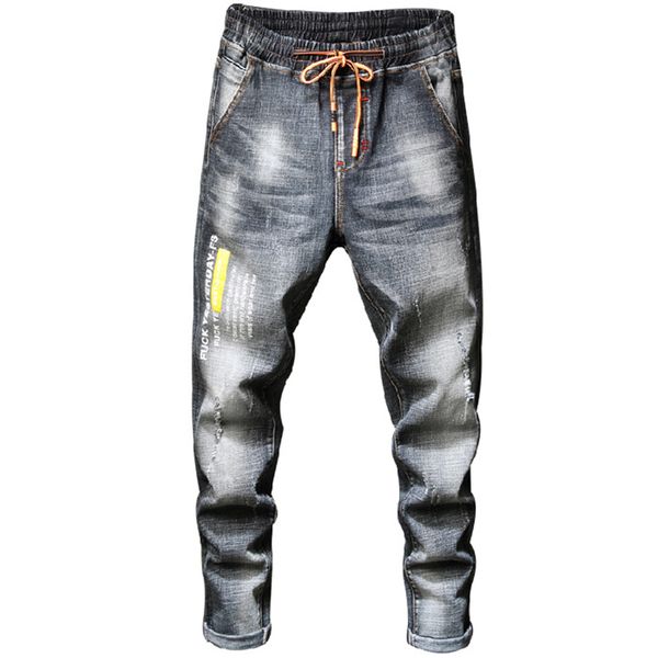 casual jeans mens straight stretch little feet skinny letter printedjeans men scratched denim tide harem pants trousers,es688, Blue
casual jeans mens straight stretch little feet skinny letter printedjeans men scratched denim tide harem pants trousers,es688, Blue